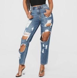New Fashion Nova Janelle Boyfriend Jeans